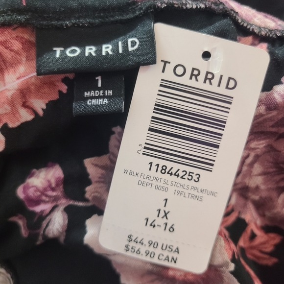 Torrid - Floral Corset Cami - Picture 2 of 7